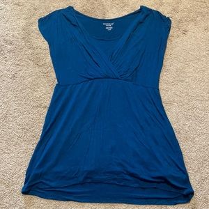 Blue Nursing Blouse